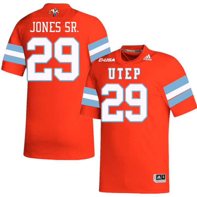 Aaron Jones Sr. UTEP Jersey,UTEP Miners #29 Aaron Jones Sr. College Football Jersey-Throwback